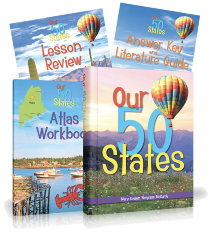 Our 50 States is a great elementary state study geography course from Notgrass