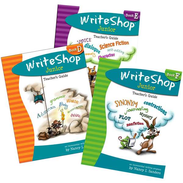 WriteShop Junior for upper elementary writing.