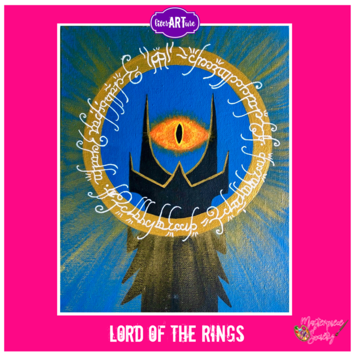 Do scary art with LiterARTure project for the Lord of the Rings, from Masterpiece Society.
