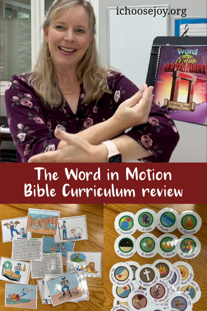 The Word in Motion Bible Curriculum review