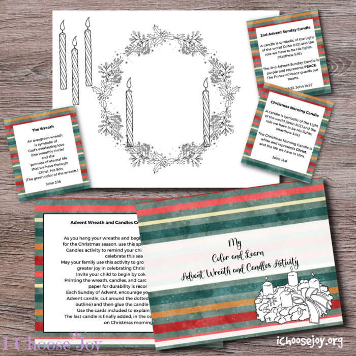Advent Wreath Activity for Kids