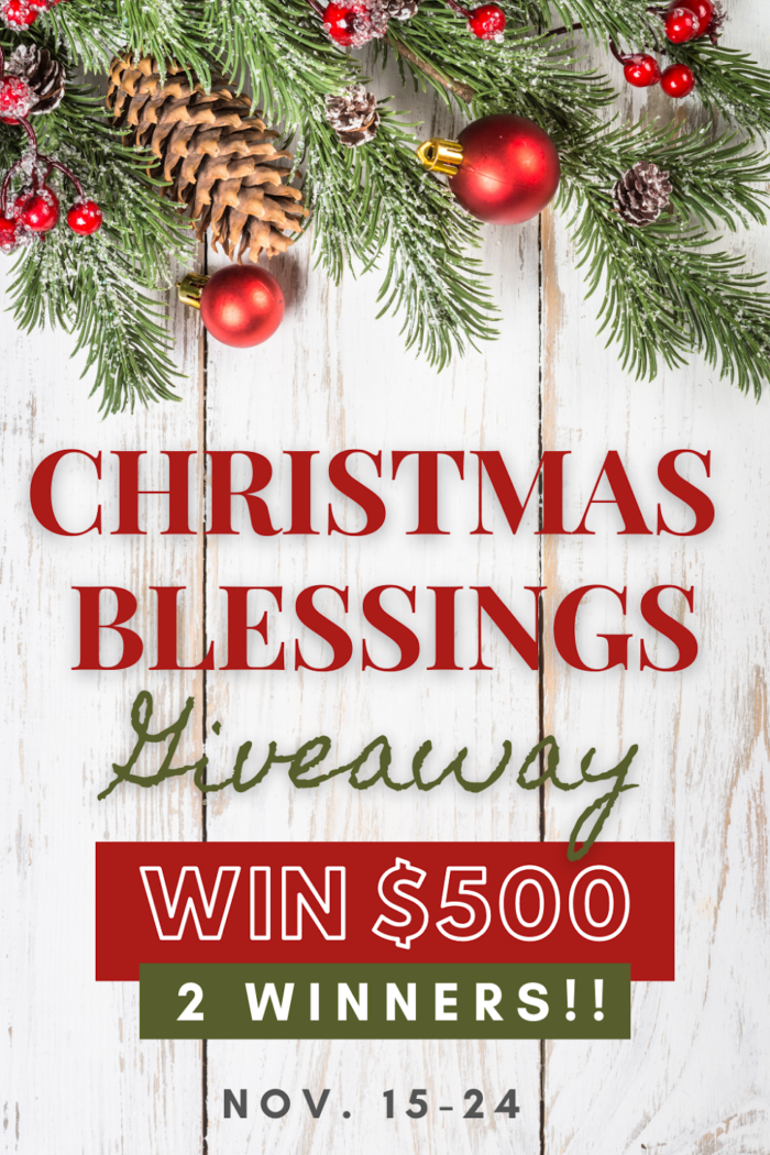 Christmas Blessings Giveaway for Homeschoolers 2021