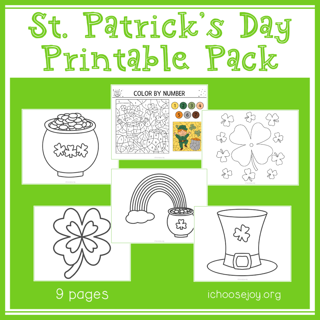 Shamrock Salt Painting Kids Activity for St. Patrick's Day