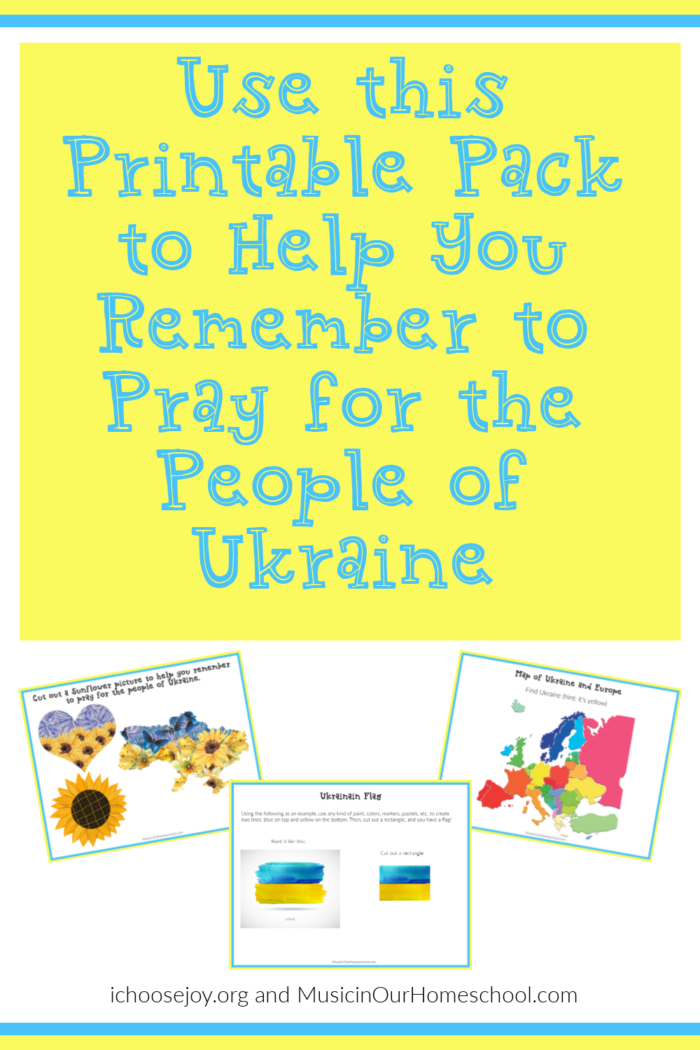 Remember to pray for the people of Ukraine