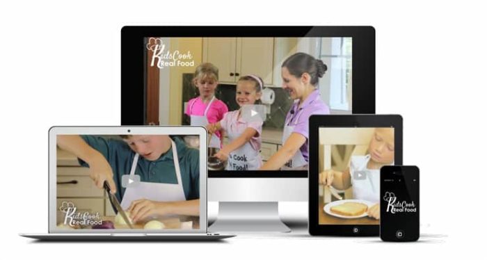 Kids Cook Real Food ecourse