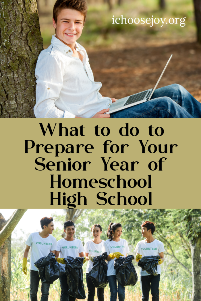 What to do to Prepare for Your Senior Year of Homeschool High School