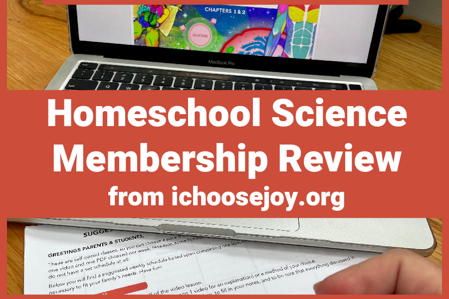 The Homeschool Science Membership review from ichoosejoy.org