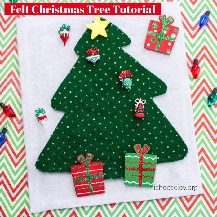 Felt Christmas Tree tutorial craft