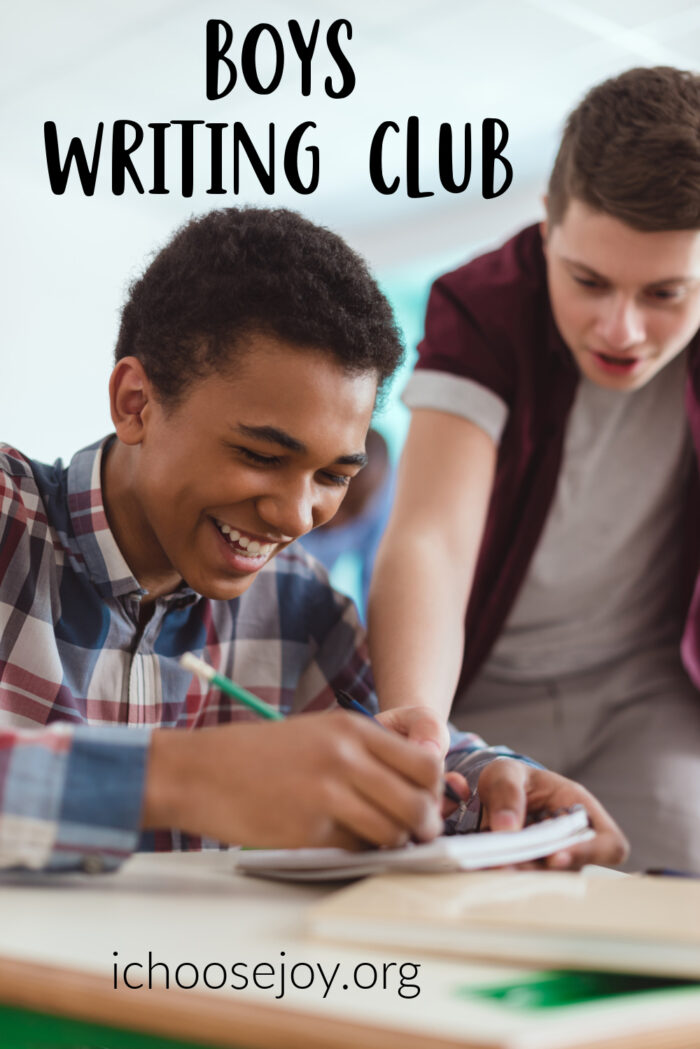 How to Start a Boys Writing Club