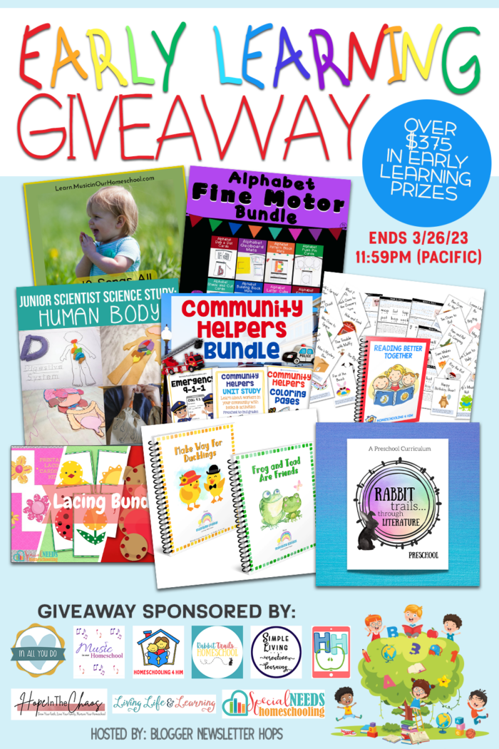 Early Learning giveaway