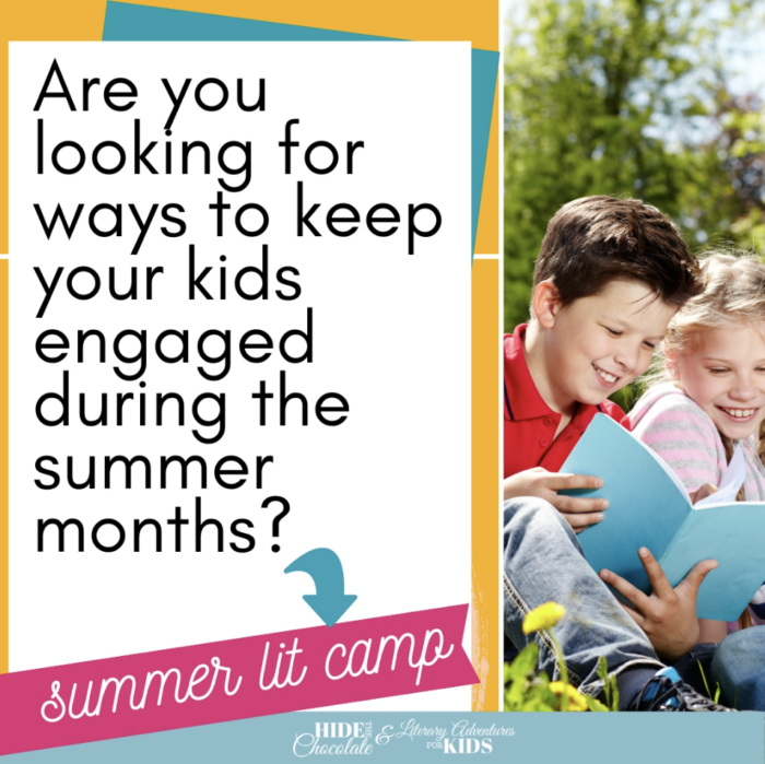Summer Lit Camp with Literary Adventures for Kids 