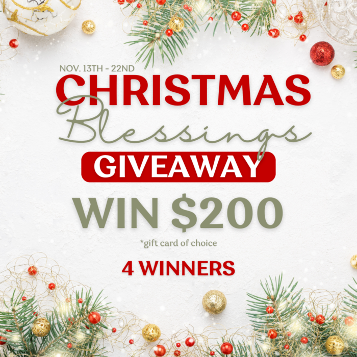 Christmas Blessings Giveaway