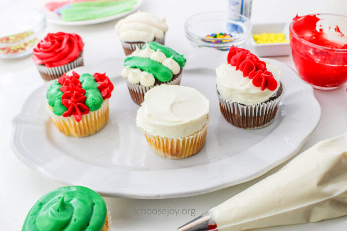 Ugly Christmas Sweater Cupcakes recipe 