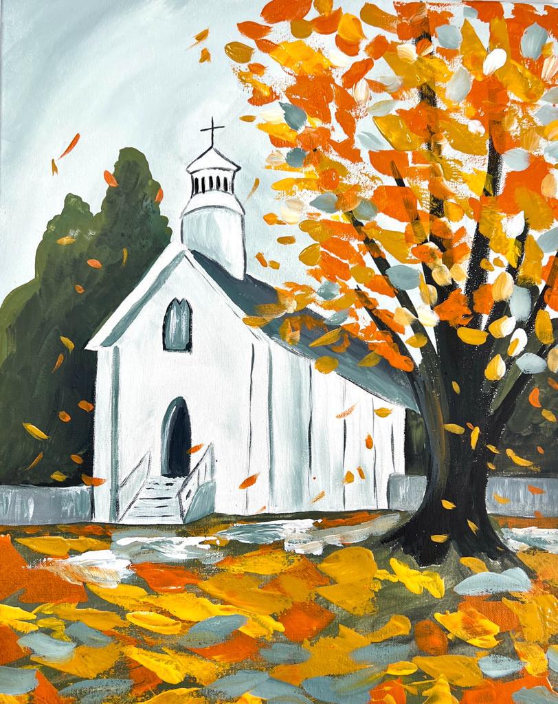 Autumn Church Image 