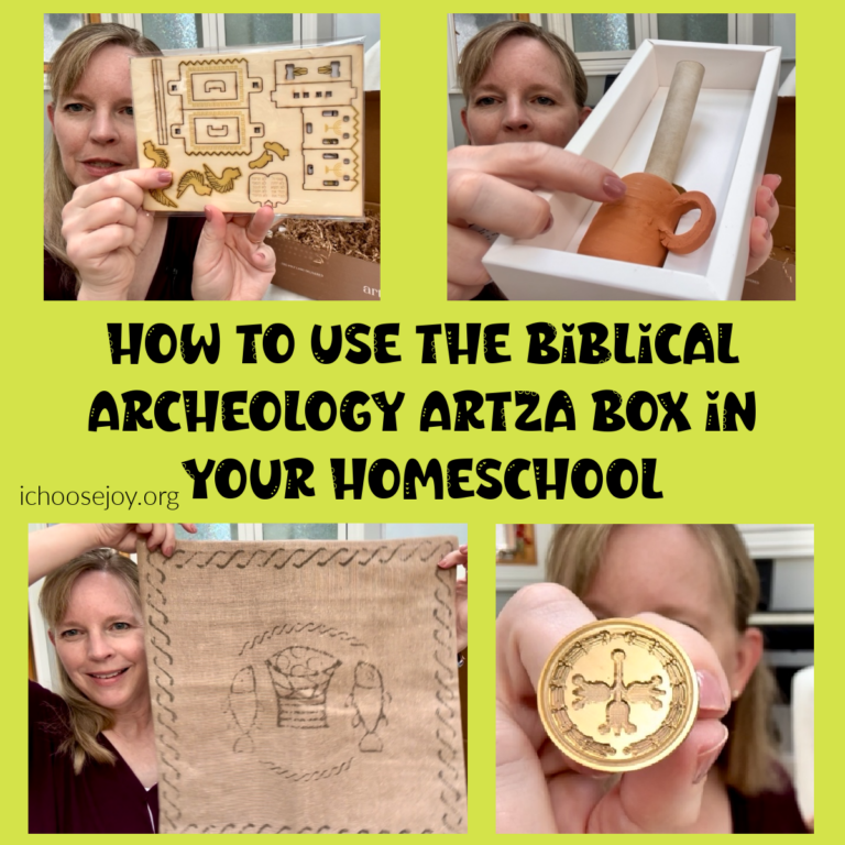 How to Use the Biblical Archeology Artza Box in Your Homeschool