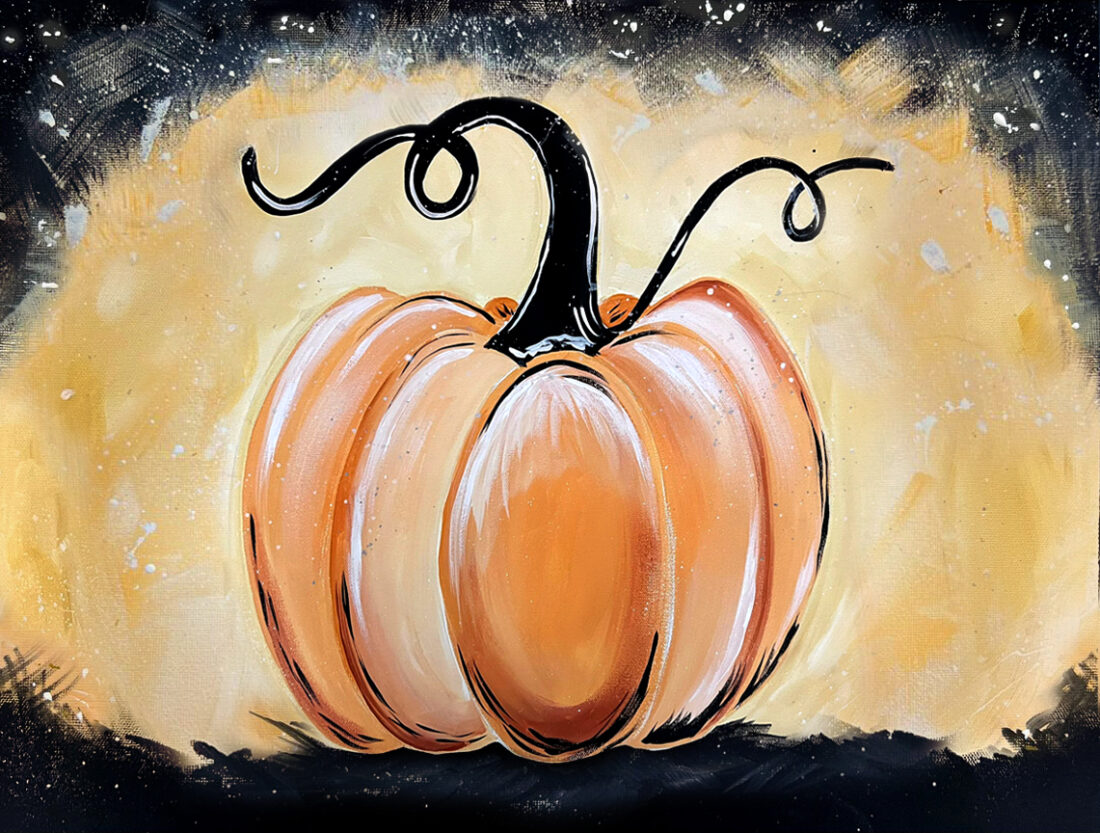 Magical Pumpkin painting