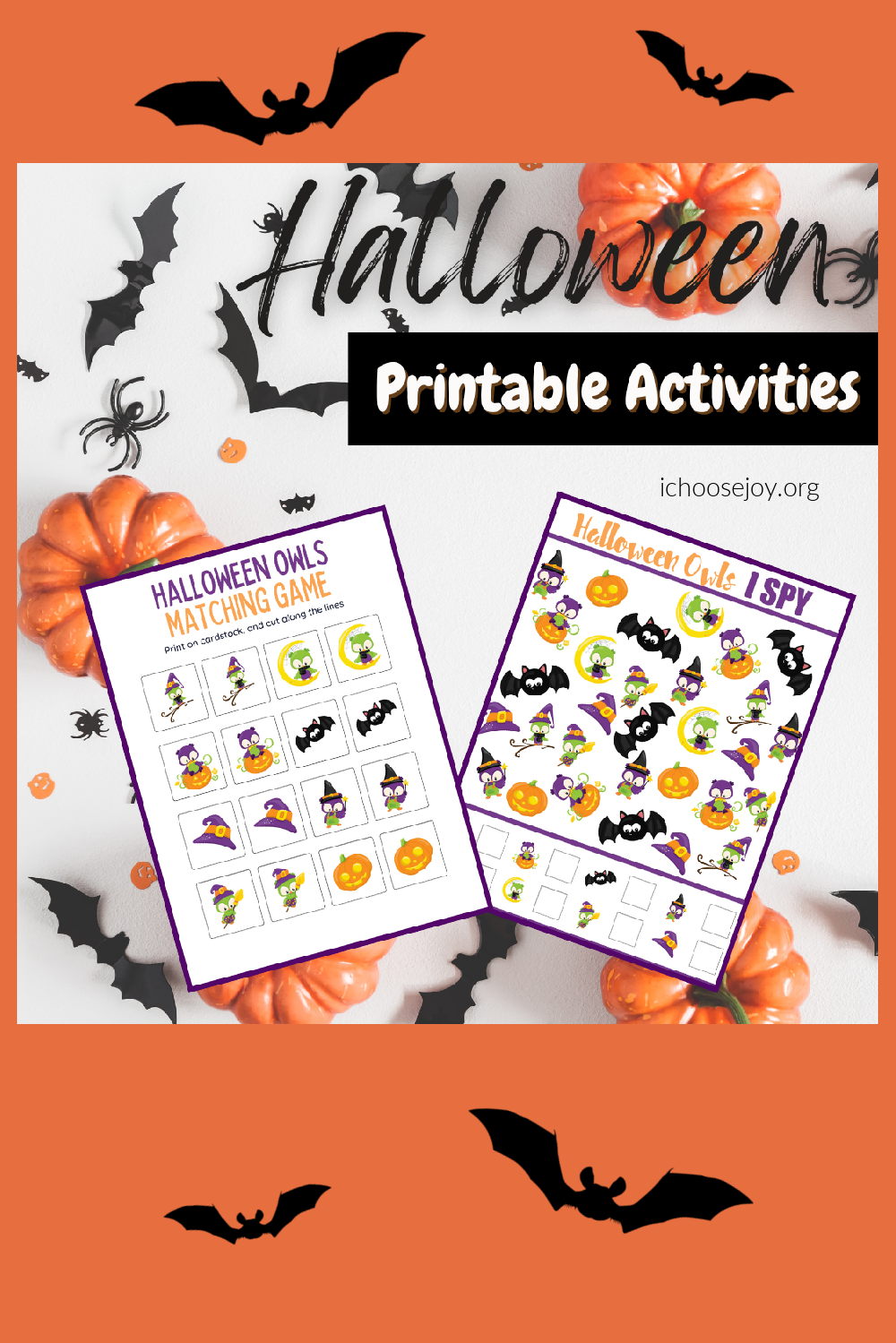 Halloween Games for Preschoolers: Memory, Matching, I Spy & More!