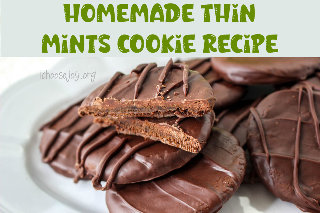 Homemade Thin Mints Girl Scout Cookies