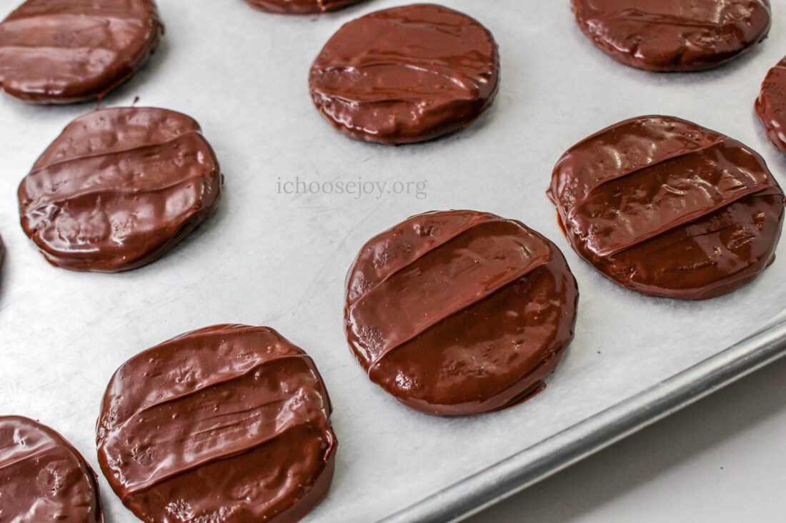 Homemade Thin Mints Girl Scout Cookies recipe