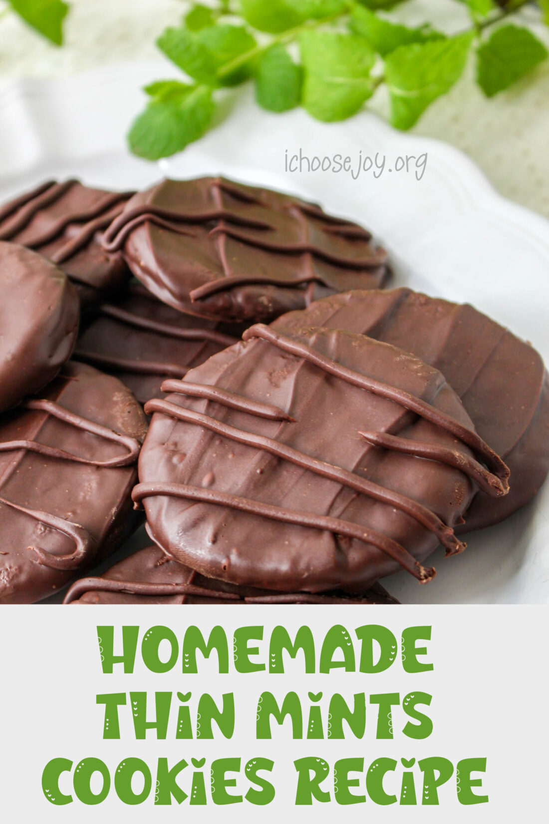 Homemade Thin Mints Girl Scout Cookies recipe
