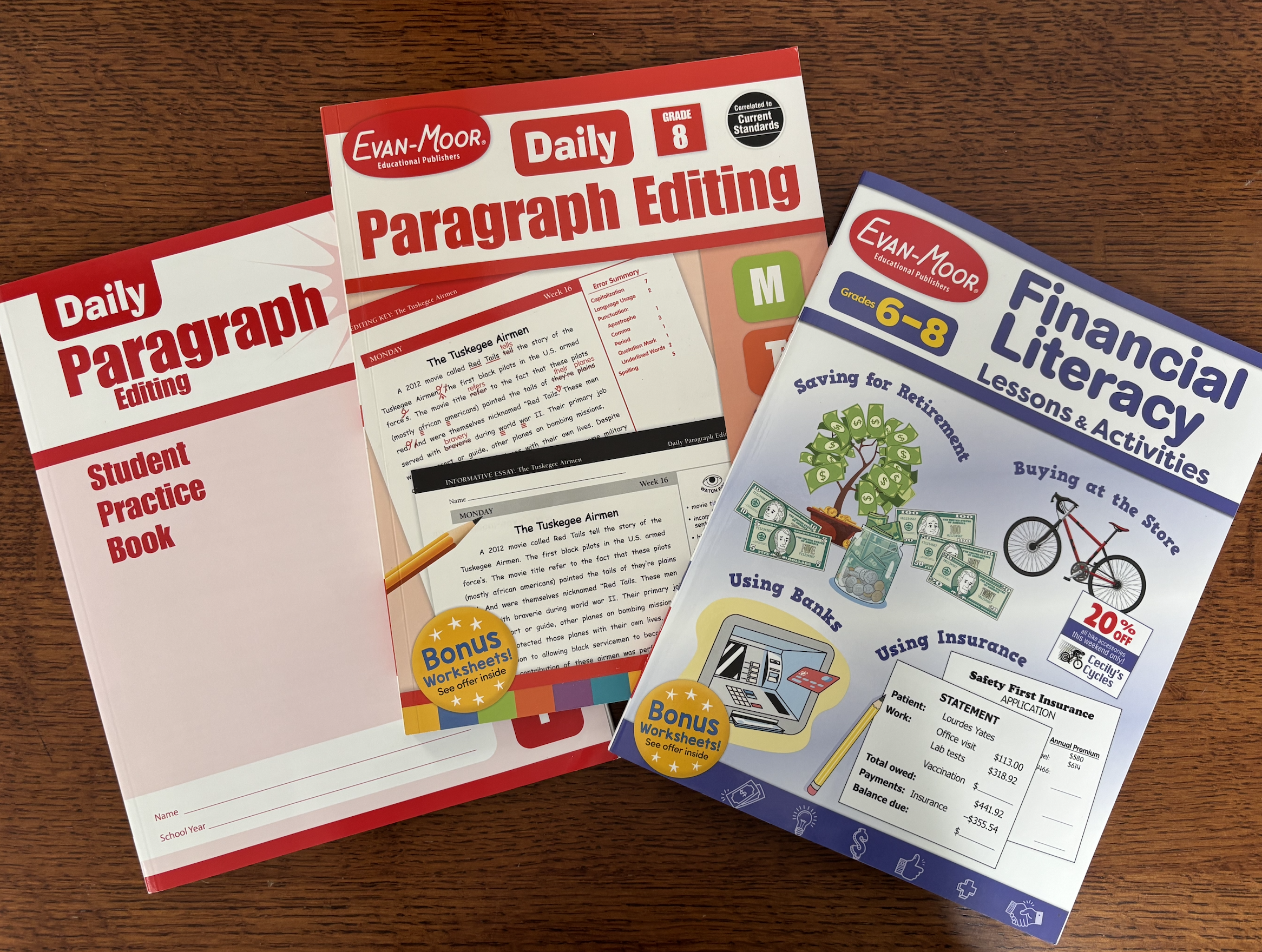 Evan-Moor workbooks for homeschool