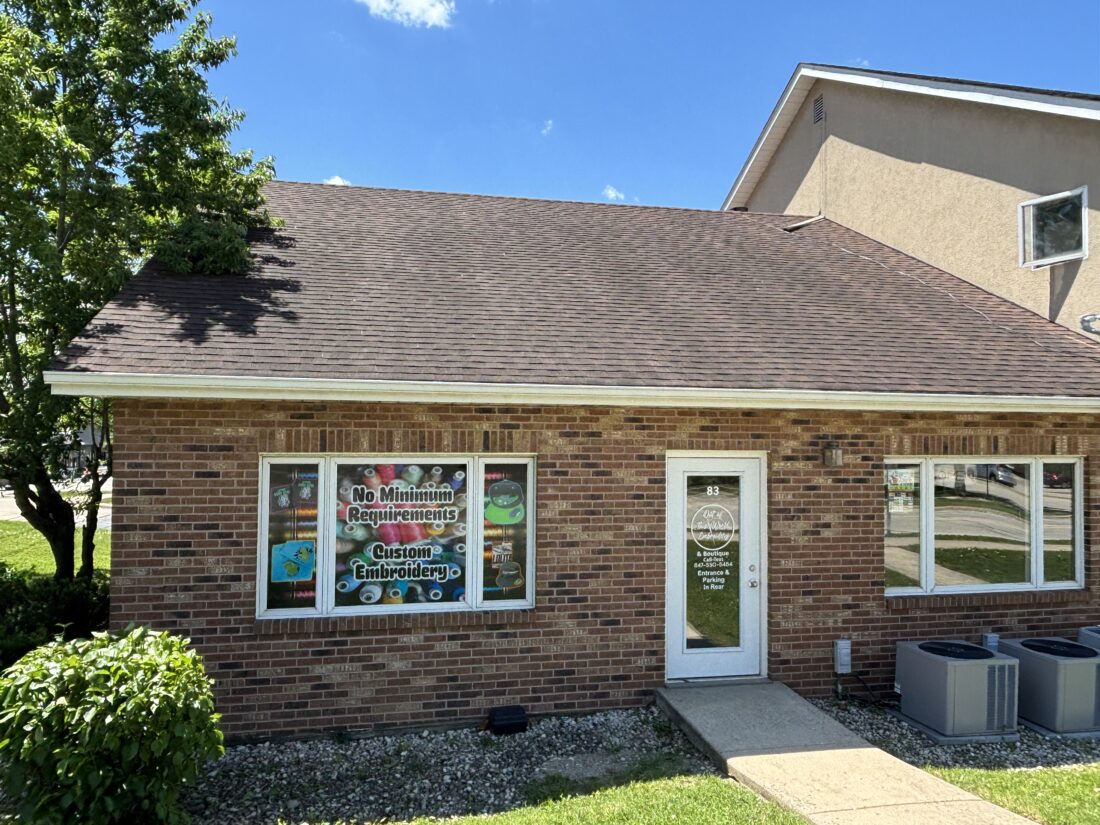 north side of building
