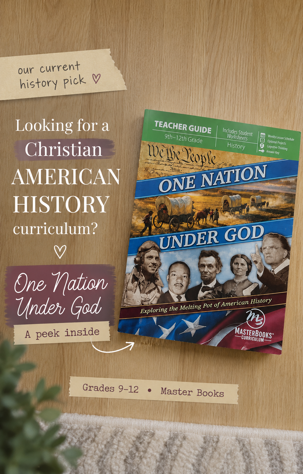 Master Books American History Review: Is One Nation Under God the Best High School Homeschool History Curriculum?