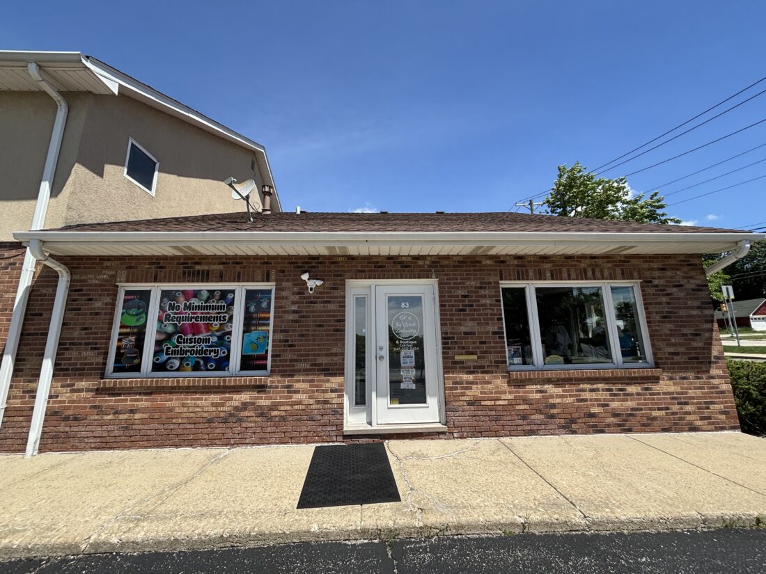 south side of building
