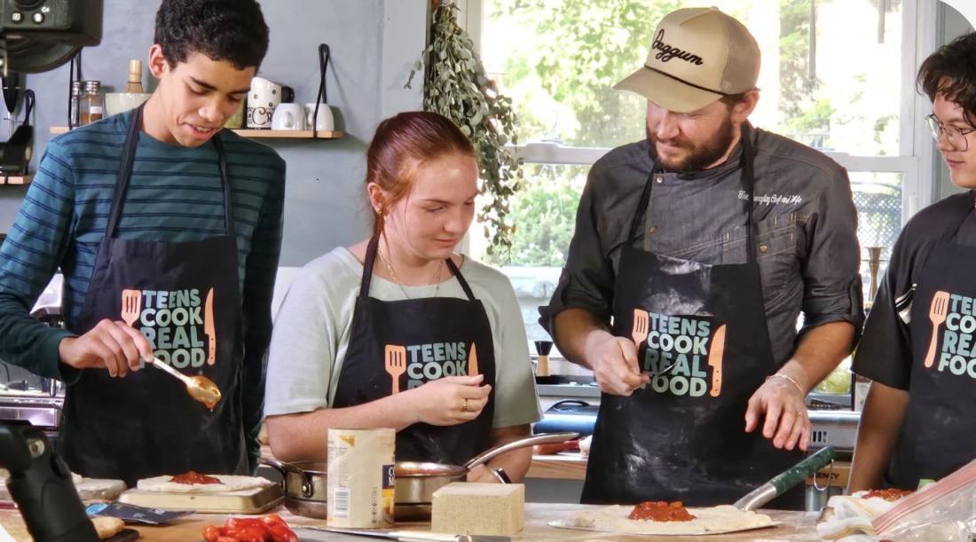 Teens Cook Real Food class